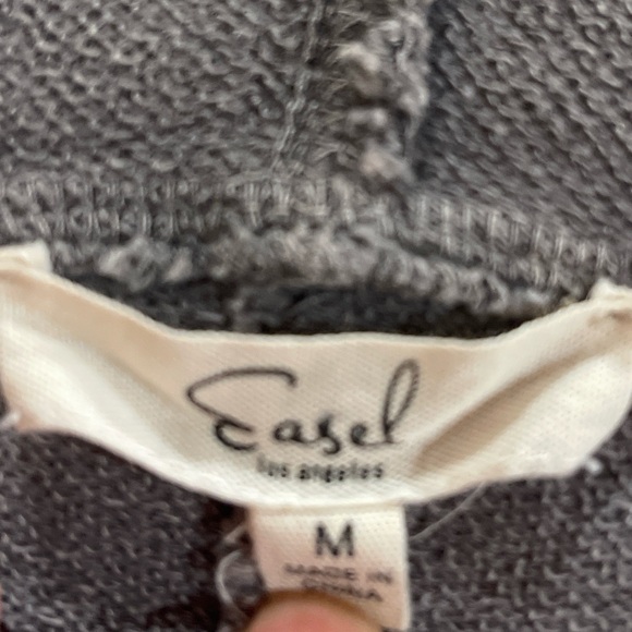 Easel Gray Hooded Sweatshirt - Picture 4 of 9